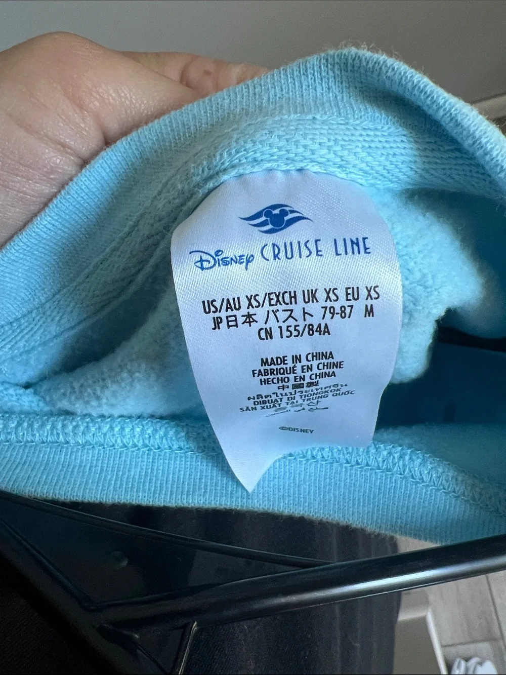 Mickey Mouse Light Blue Crewneck Sweatshirt - Set a Course for Adventure